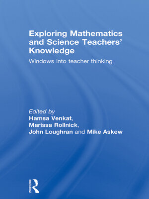 cover image of Exploring Mathematics and Science Teachers' Knowledge